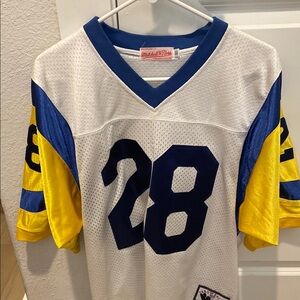 Vintage Marshall Faulk Rams Football Jersey - Size Large